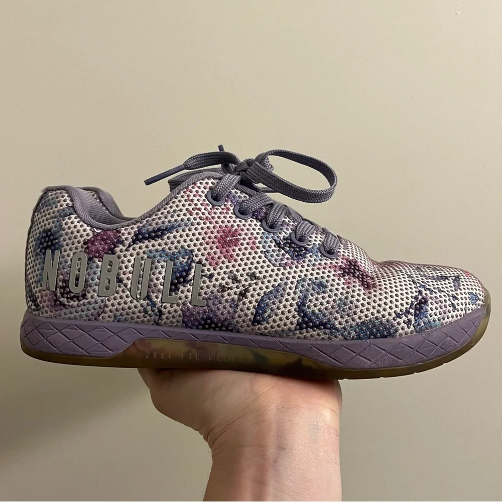 NOBULL Lavender Floral Training Sneakers - Picture 3 of 14